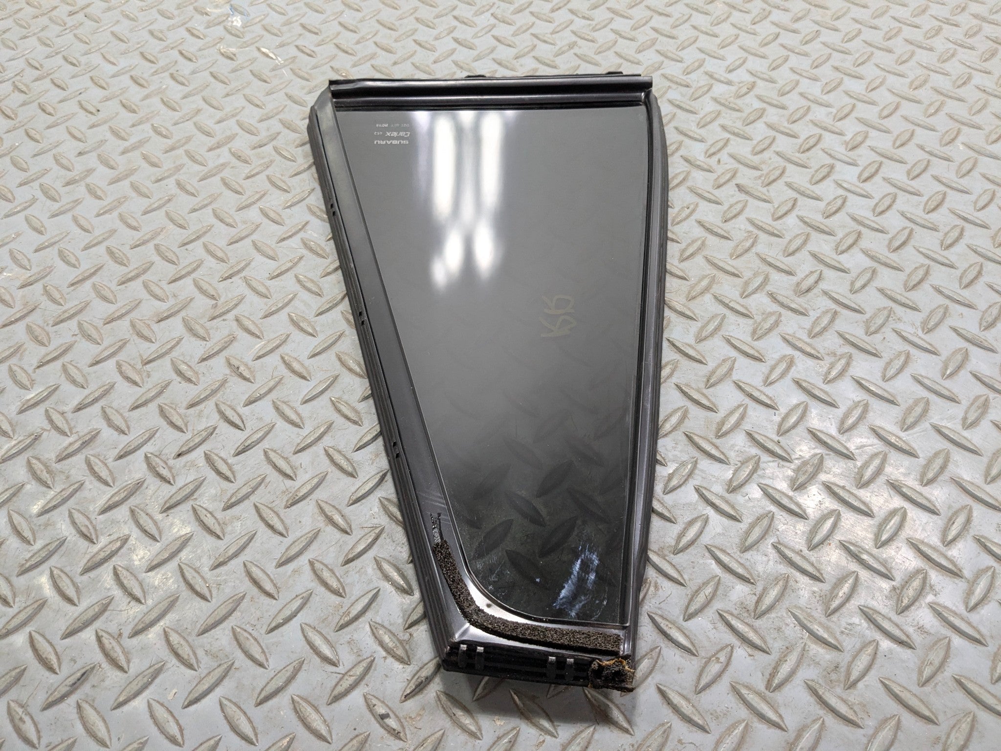 10 - 14 OEM SUBARU OUTBACK QUARTER VENT WINDOW GLASS PRIVACY TINT REAR RIGHT