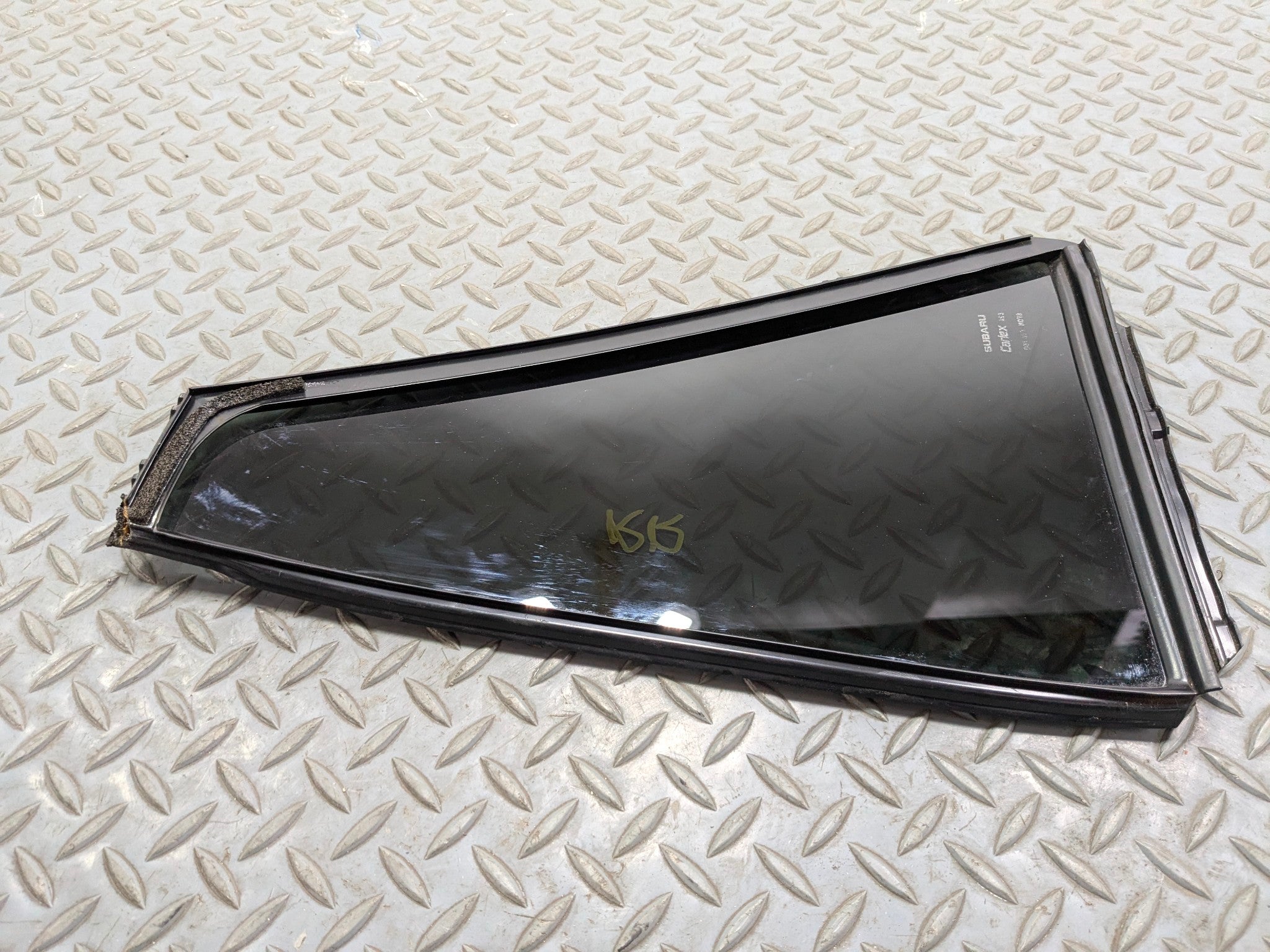 10 - 14 OEM SUBARU OUTBACK QUARTER VENT WINDOW GLASS PRIVACY TINT REAR RIGHT