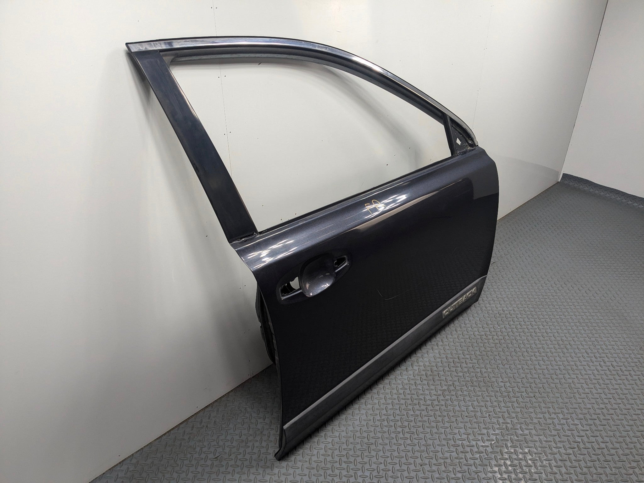 10 - 14 OEM SUBARU OUTBACK FRONT RIGHT SIDE DOOR SHELL PANEL AZURITE BLUE PEARL