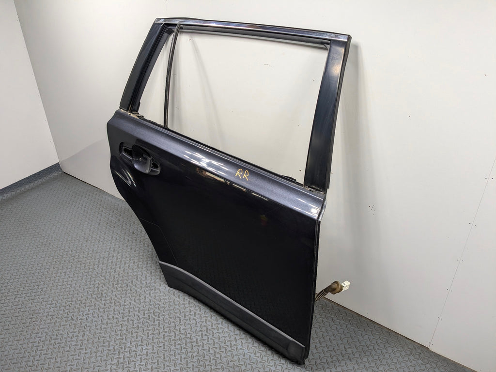 10 - 14 OEM SUBARU OUTBACK REAR RIGHT SIDE DOOR SHELL PANEL AZURITE BLUE PEARL