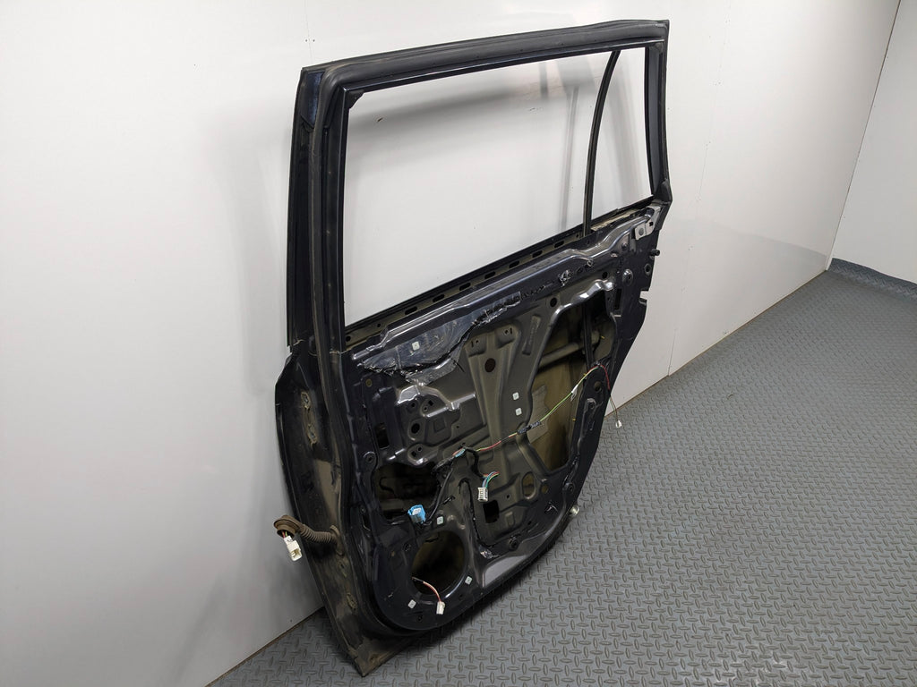 10 - 14 OEM SUBARU OUTBACK REAR RIGHT SIDE DOOR SHELL PANEL AZURITE BLUE PEARL