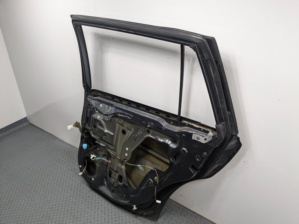 10 - 14 OEM SUBARU OUTBACK REAR RIGHT SIDE DOOR SHELL PANEL AZURITE BLUE PEARL