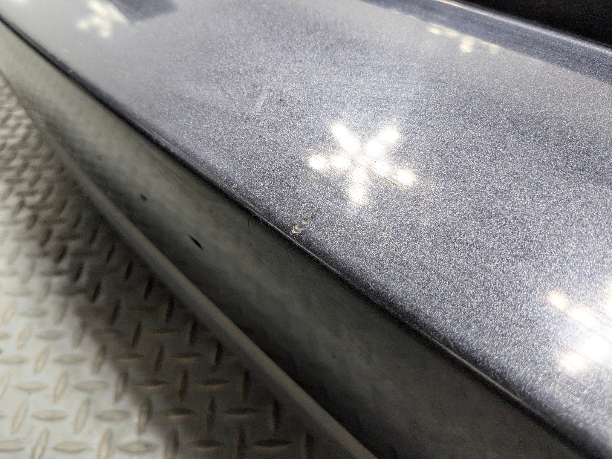 10 - 14 OEM SUBARU OUTBACK REAR BUMPER COVER PANEL ASSEMBLY AZURITE BLUE PEARL