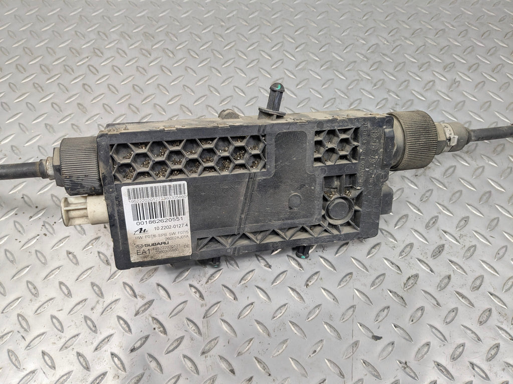 10 - 14 OEM SUBARU OUTBACK ELECTRIC EMERGENCY PARKING  BRAKE ACTUATOR AND CABLE