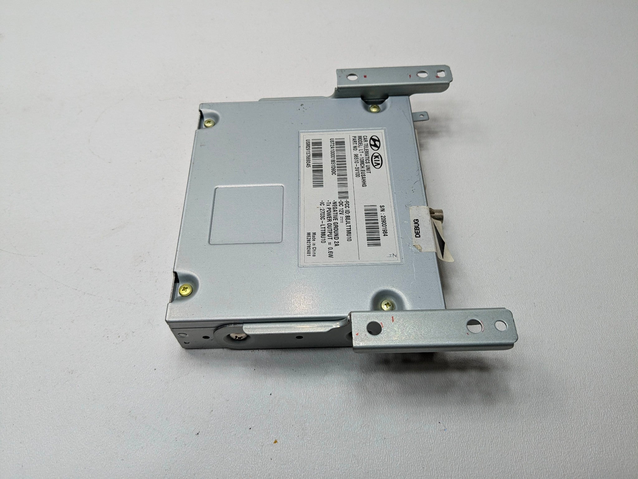 2012 - 2014 HYUNDAI AZERA OEM TELEMATICS COMMUNICATION CONTROL MODULE UNIT