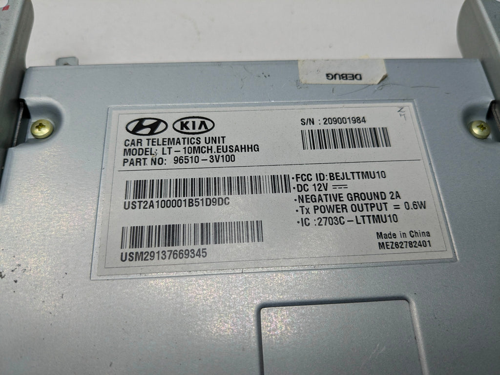 2012 - 2014 HYUNDAI AZERA OEM TELEMATICS COMMUNICATION CONTROL MODULE UNIT