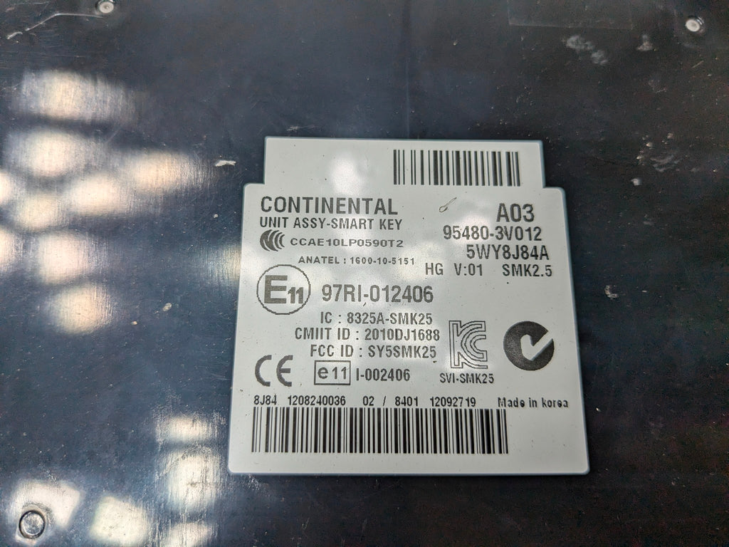 2012 - 2014 HYUNDAI AZERA OEM IGNITION SMART KEY MODULE THEFT KEYLESS LOCKING