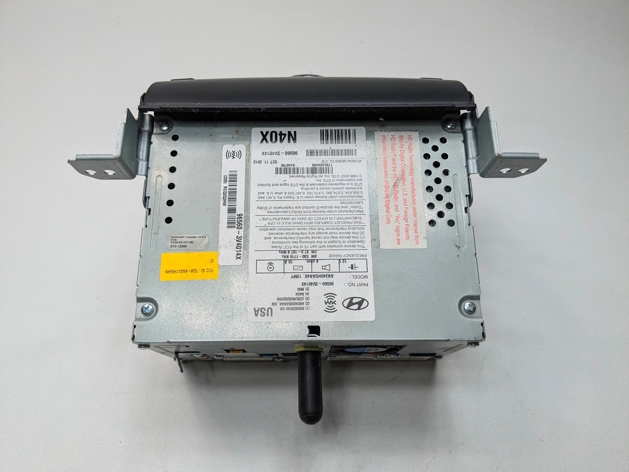 2012 - 2014 HYUNDAI AZERA OEM INFINITY AUDIO VISUAL XM NAVIGATION RADIO PLAYER