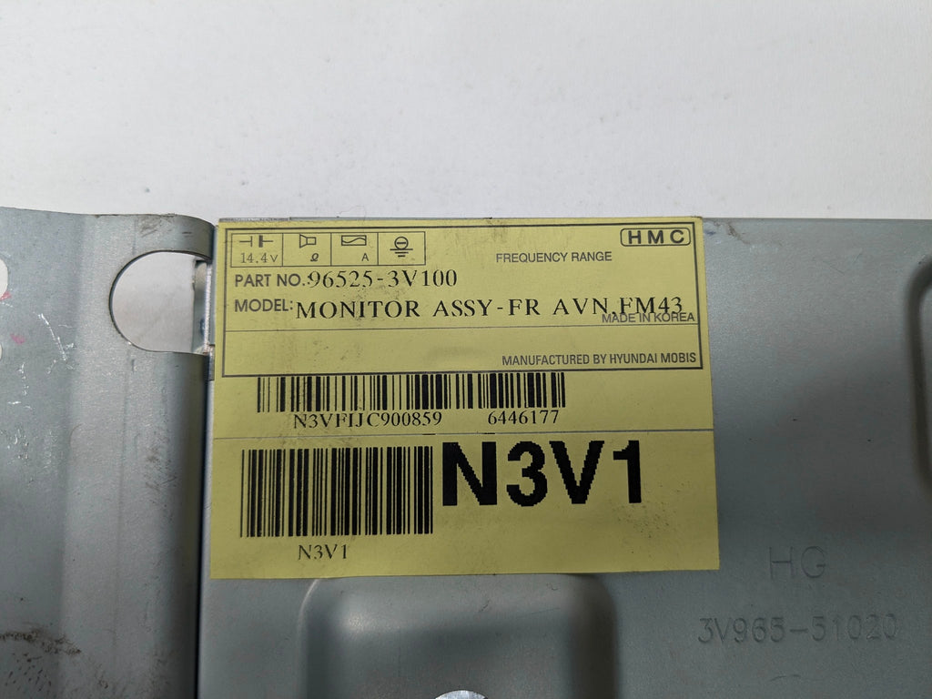 2012 - 2014 HYUNDAI AZERA OEM DISPLAY SCREEN MONITOR INFORMATION NAVIGATION GPS