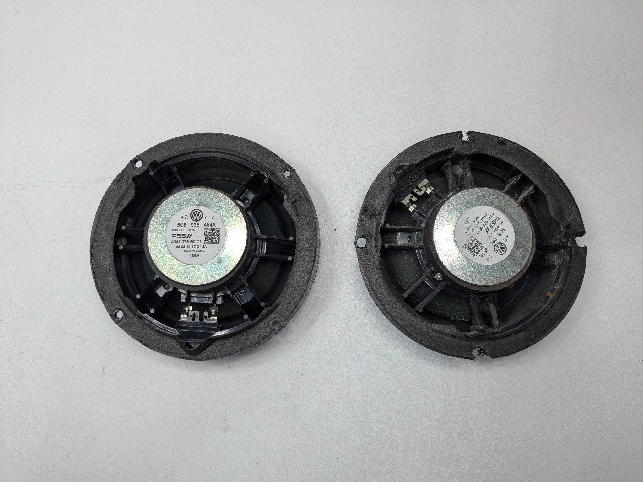 2010 - 2015 VOLKSWAGEN PASSAT OEM SPEAKER INTERIOR AUDIO SOUND SYSTEM SET OF 5