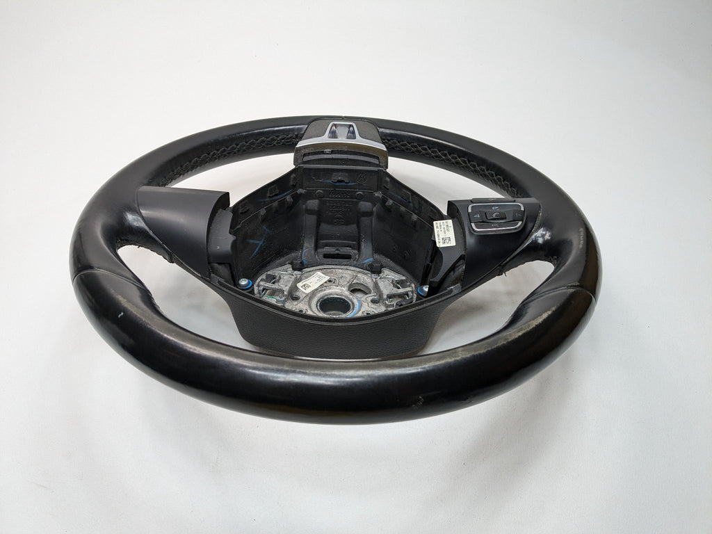 10 - 15 VOLKSWAGEN PASSAT OEM STEERING WHEEL WITH CRUISE SWITCH ASSEMBLY BLACK