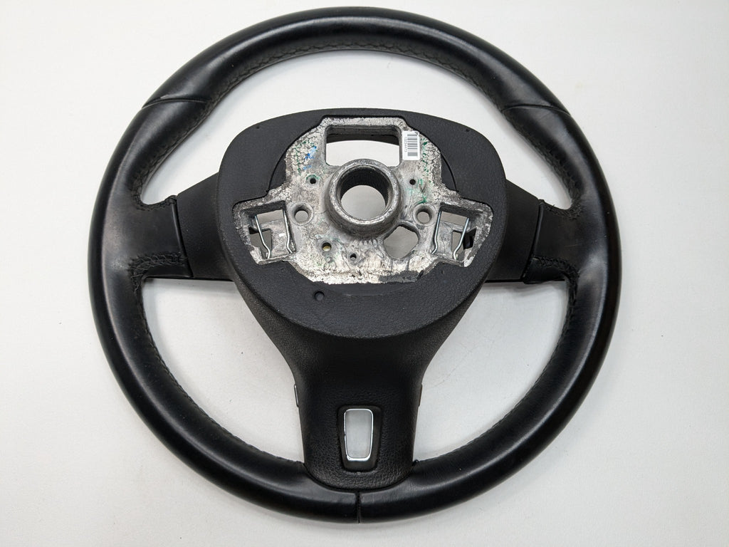 10 - 15 VOLKSWAGEN PASSAT OEM STEERING WHEEL WITH CRUISE SWITCH ASSEMBLY BLACK