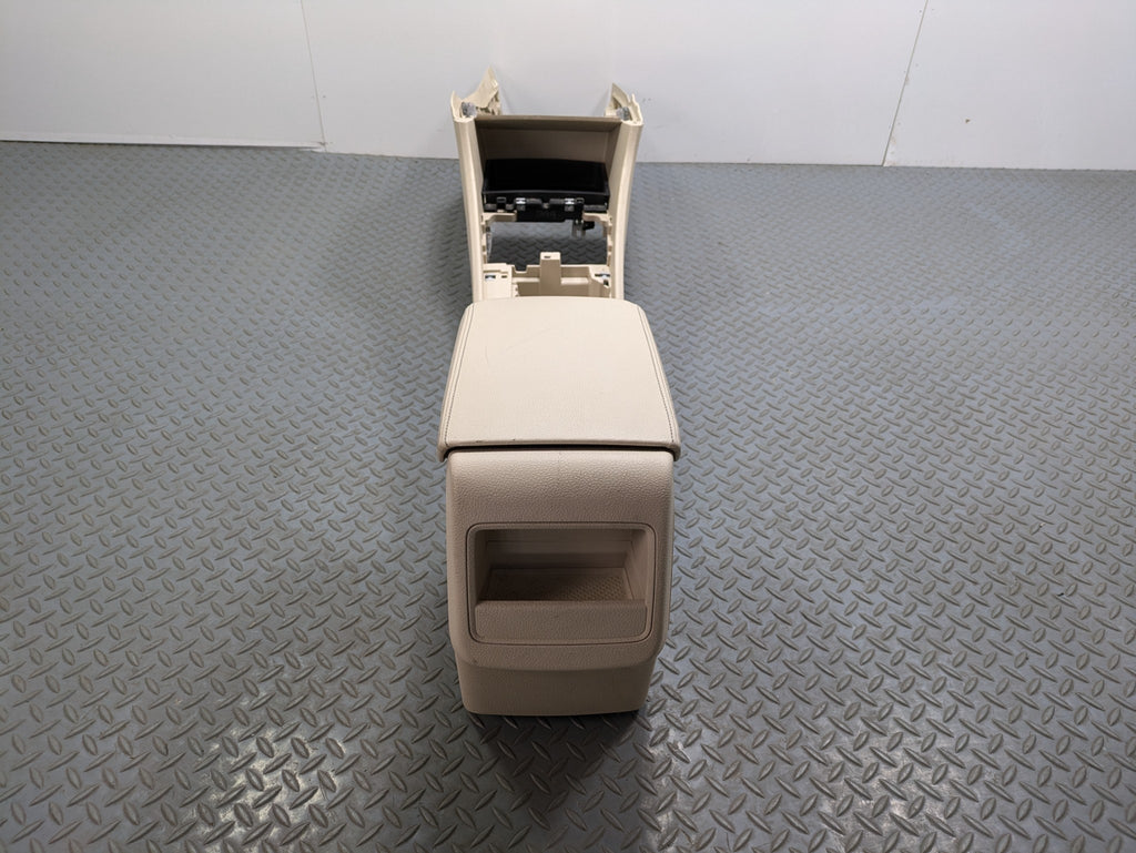 10 - 15 VOLKSWAGEN PASSAT OEM CENTER CONSOLE FRAME BRACKET WITH ARMREST BEIGE