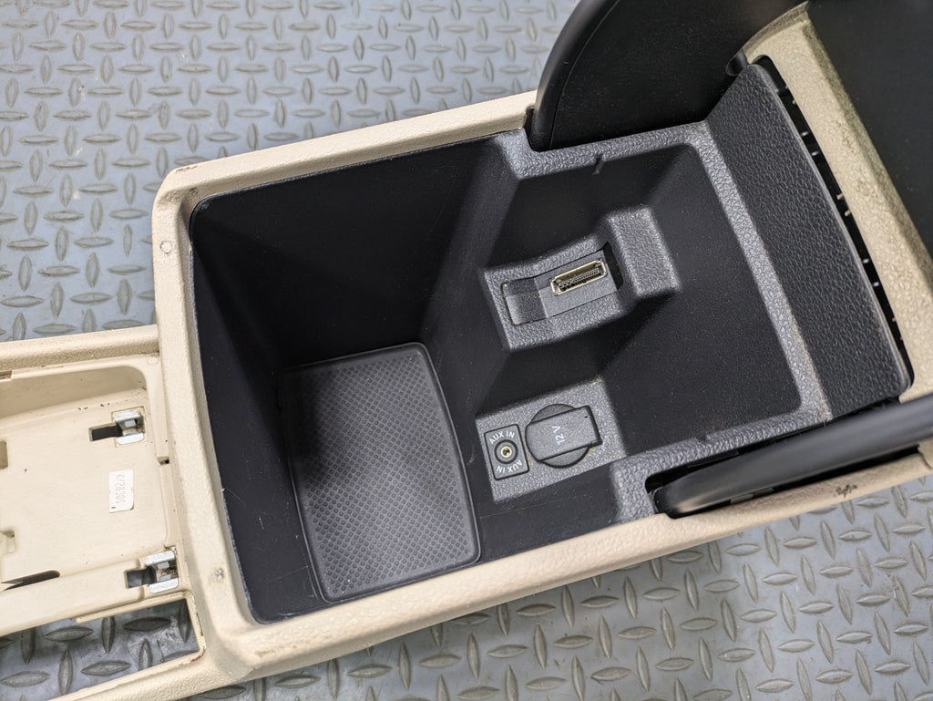 10 - 15 VOLKSWAGEN PASSAT OEM CENTER CONSOLE FRAME BRACKET WITH ARMREST BEIGE