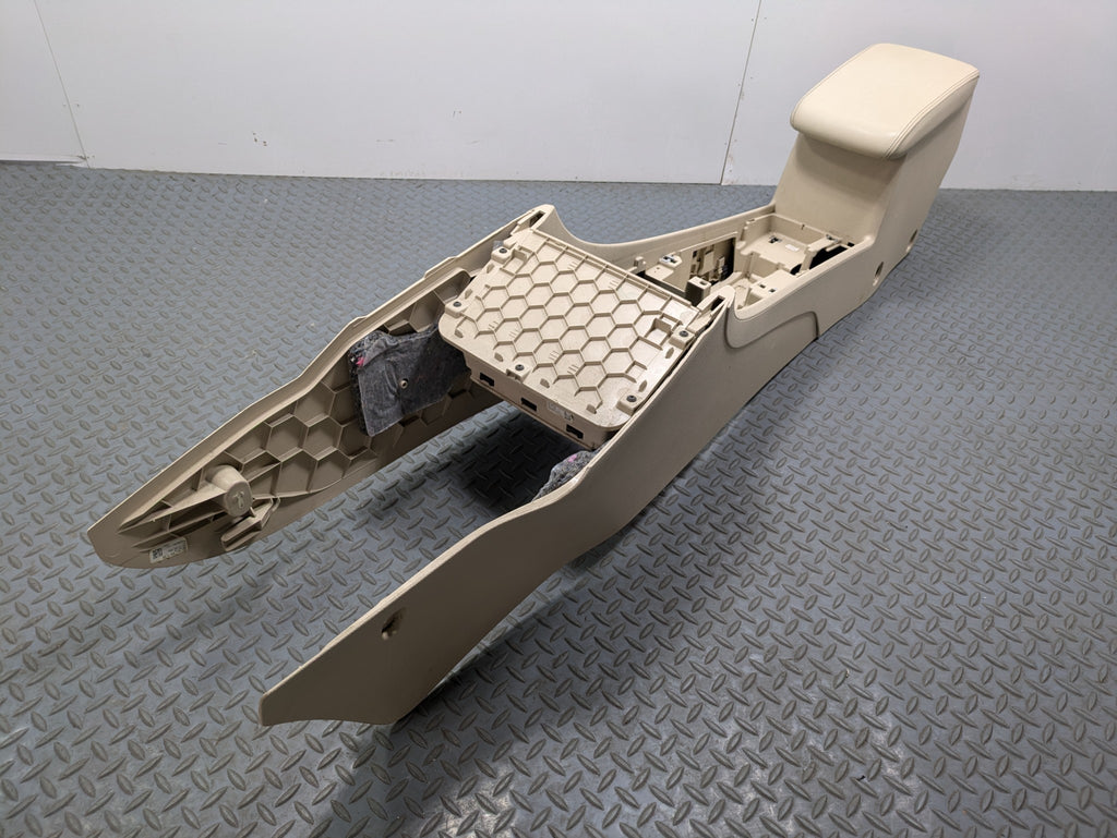 10 - 15 VOLKSWAGEN PASSAT OEM CENTER CONSOLE FRAME BRACKET WITH ARMREST BEIGE