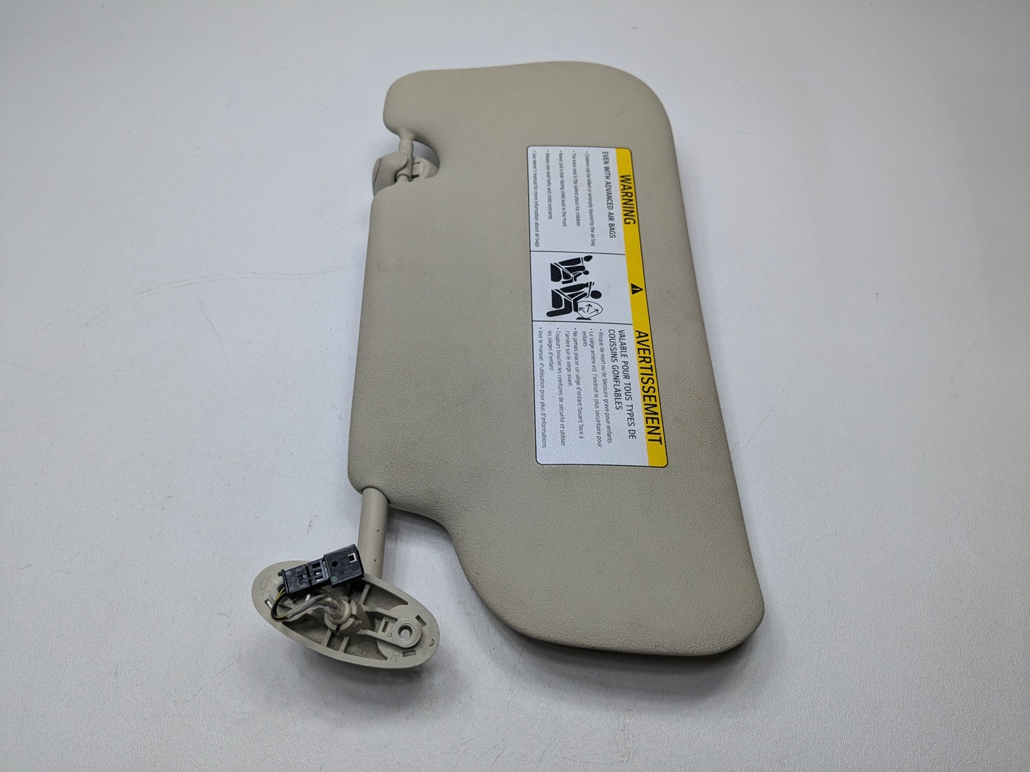 2008 - 2014 MINI COOPER OEM UPPER ROOF SUN VISOR FRONT RIGHT PASSENGER SIDE