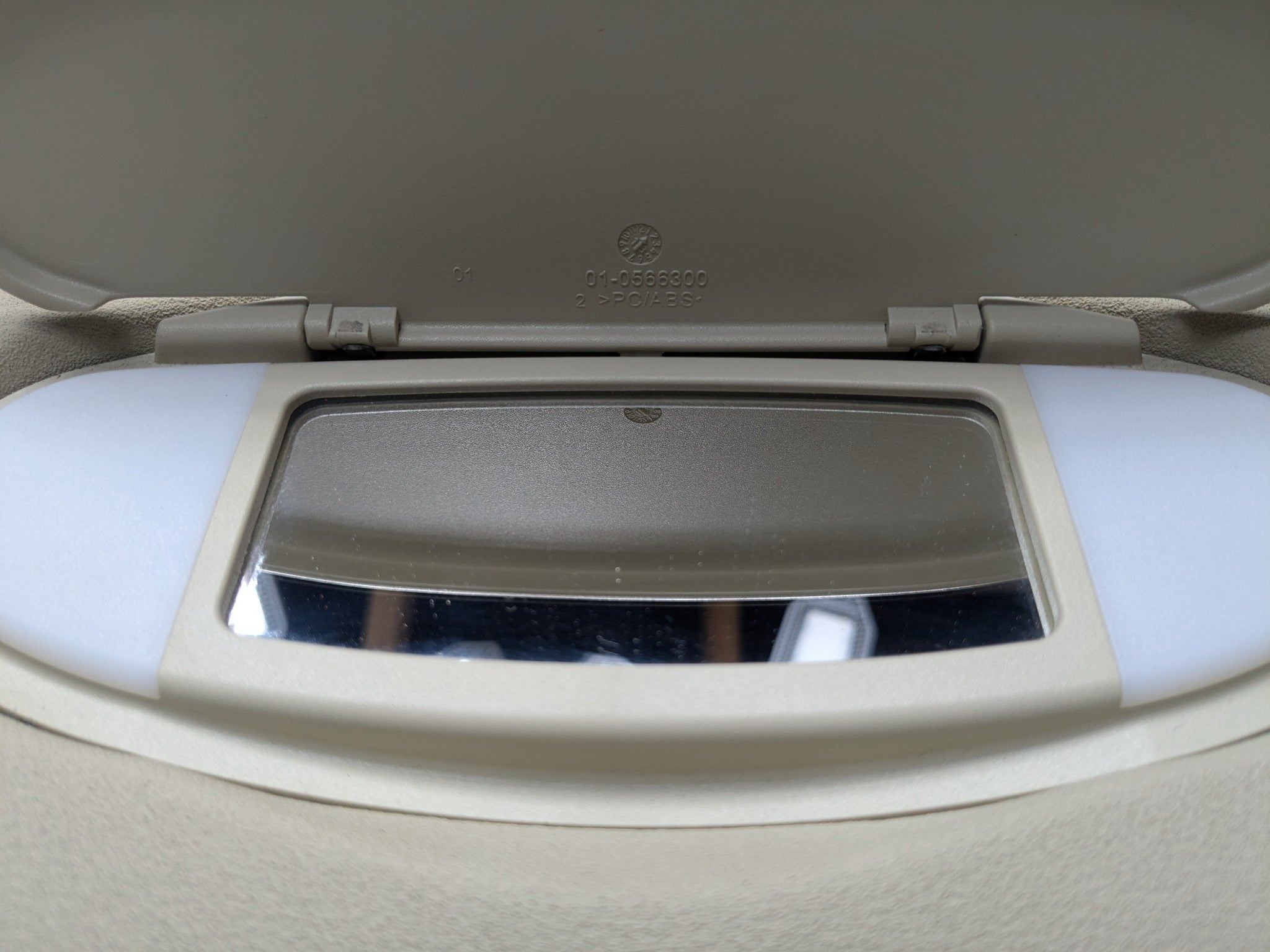 2008 - 2014 MINI COOPER OEM UPPER ROOF SUN VISOR FRONT LEFT DRIVER SIDE