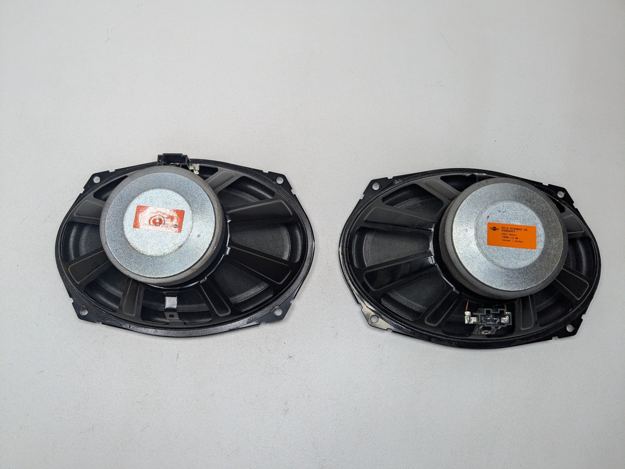 2008 - 2014 MINI COOPER OEM SPEAKER INTERIOR AUDIO SOUND SYSTEM SET OF 6