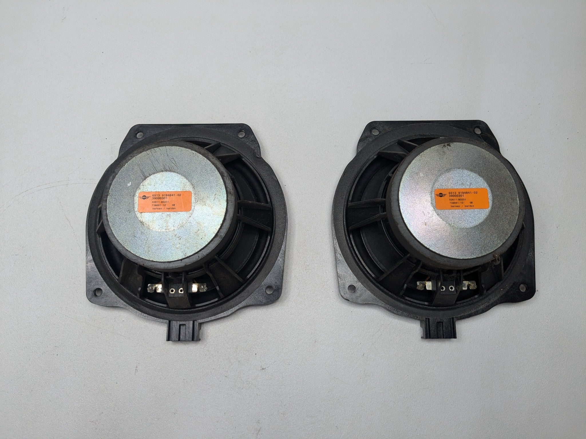 2008 - 2014 MINI COOPER OEM SPEAKER INTERIOR AUDIO SOUND SYSTEM SET OF 6