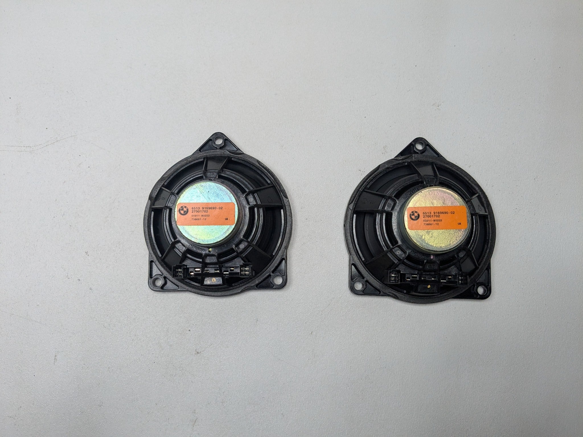 2008 - 2014 MINI COOPER OEM SPEAKER INTERIOR AUDIO SOUND SYSTEM SET OF 6