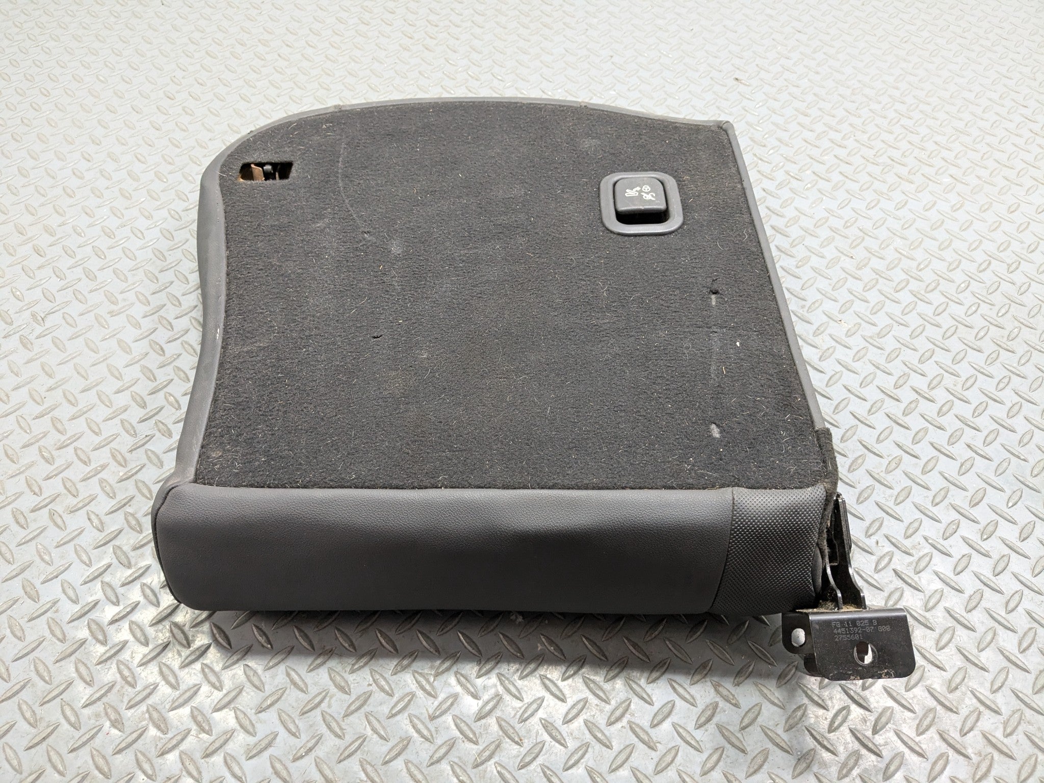 2008 - 2014 MINI COOPER OEM UPPER SEAT BACK CUSHION REAR LEFT DRIVER SIDE BLACK