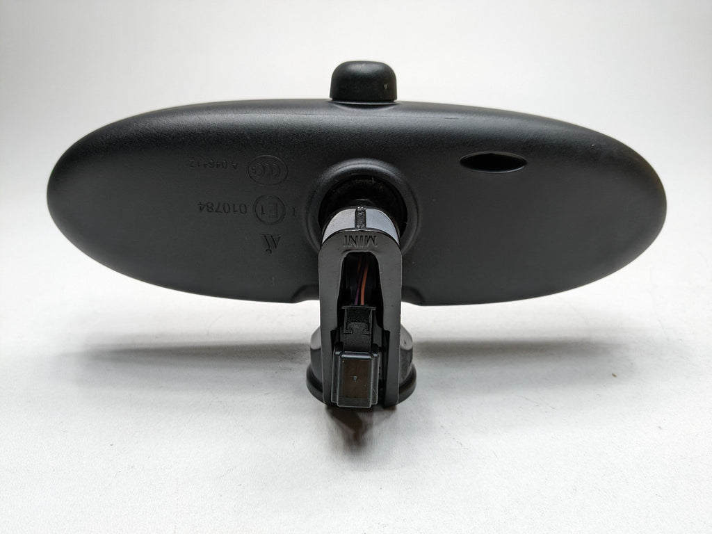 08 - 14 MINI COOPER OEM REAR VIEW MIRROR INTERIOR UPPER ROOF WITH AUTO DIMMING