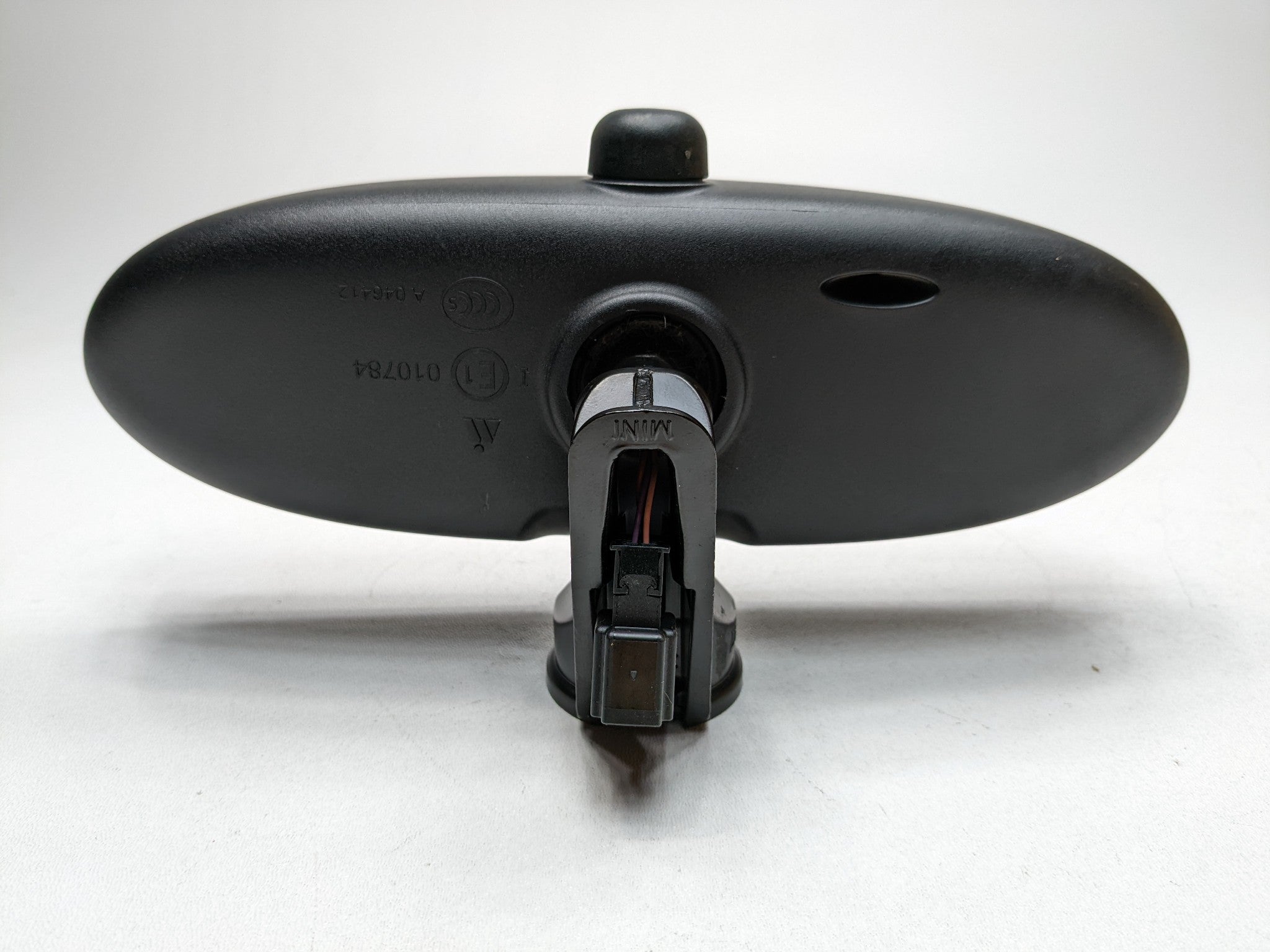 08 - 14 MINI COOPER OEM REAR VIEW MIRROR INTERIOR UPPER ROOF WITH AUTO DIMMING