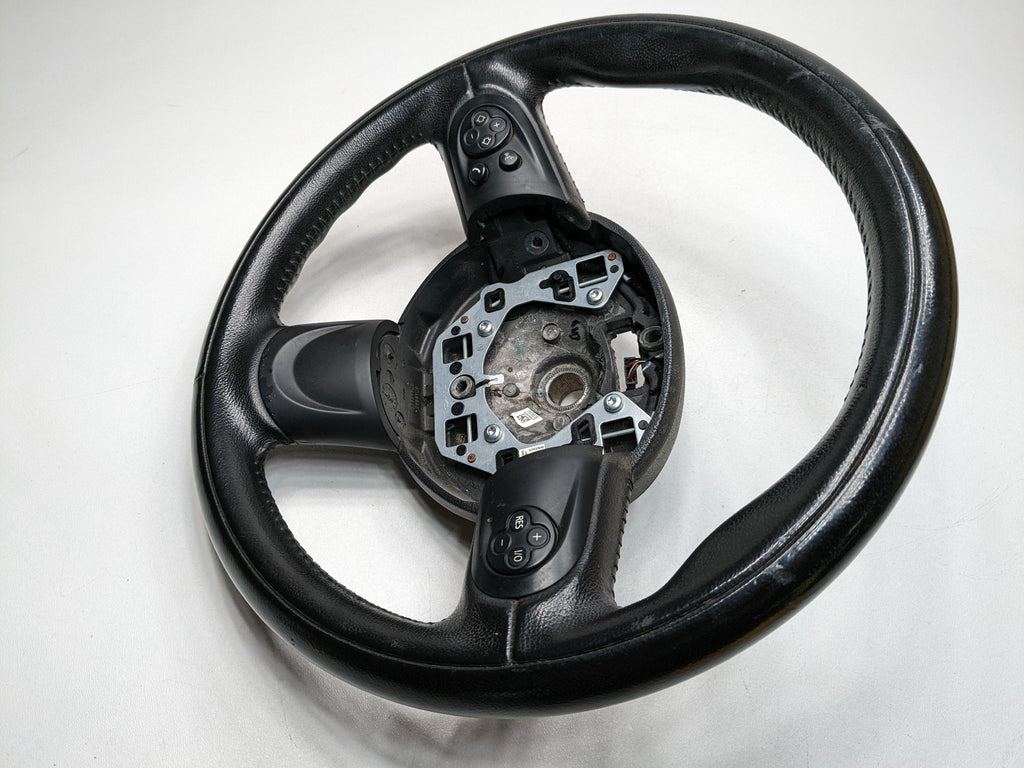 2008 - 2014 MINI COOPER OEM STEERING WHEEL WITH MULTIFUNCTIONAL CONTROL SWITCH