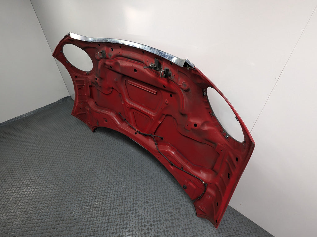2008 - 2014 MINI COOPER OEM FRONT HOOD BONNET SHELL PANEL ASSEMBLY PURE RED
