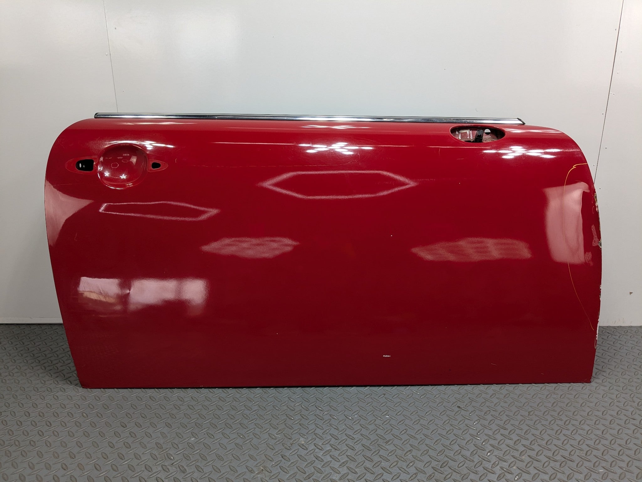 2008 - 2014 MINI COOPER OEM DOOR SHELL PANEL FRONT RIGHT PASSENGER SIDE PURE RED
