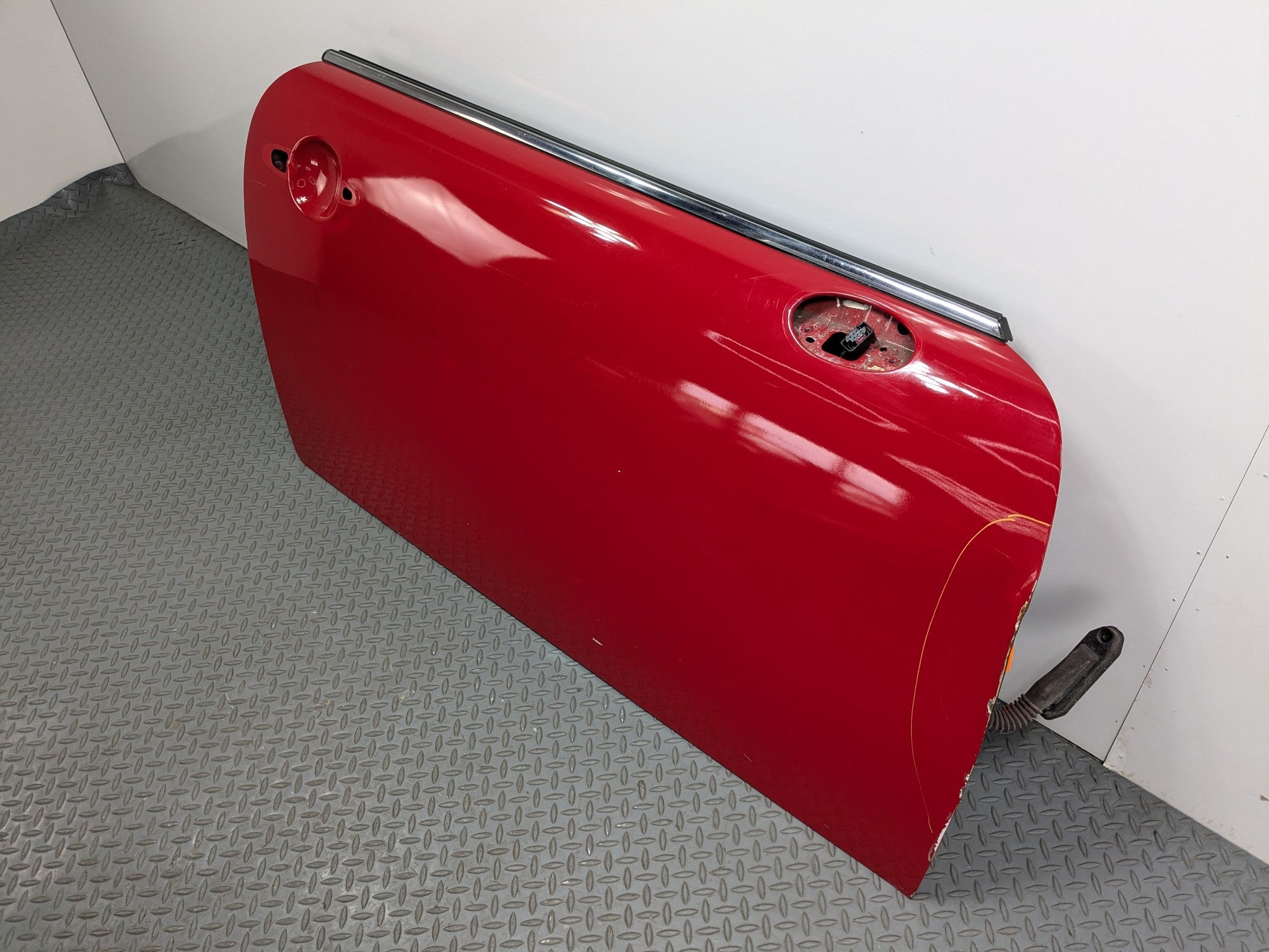 2008 - 2014 MINI COOPER OEM DOOR SHELL PANEL FRONT RIGHT PASSENGER SIDE PURE RED