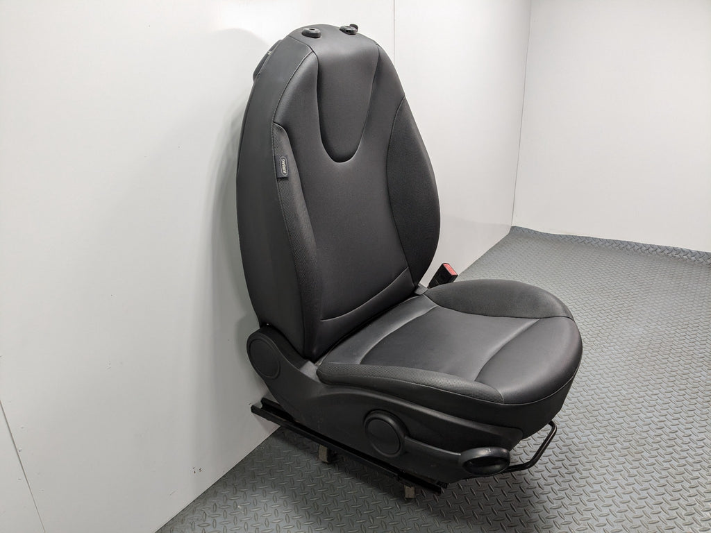 2008 - 2014 MINI COOPER OEM PASSENGER SIDE SEAT BLACK LEATHER FRONT RIGHT SIDE