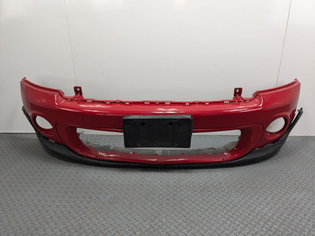 2008 - 2014 MINI COOPER OEM FRONT BUMPER LOWER COVER PANEL ASSEMBLY PURE RED
