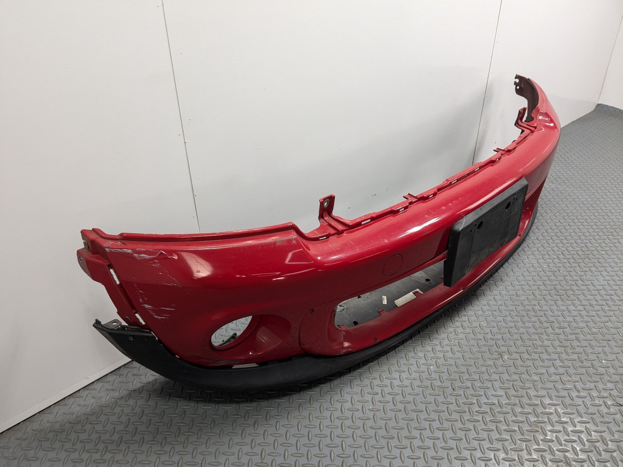 2008 - 2014 MINI COOPER OEM FRONT BUMPER LOWER COVER PANEL ASSEMBLY PURE RED