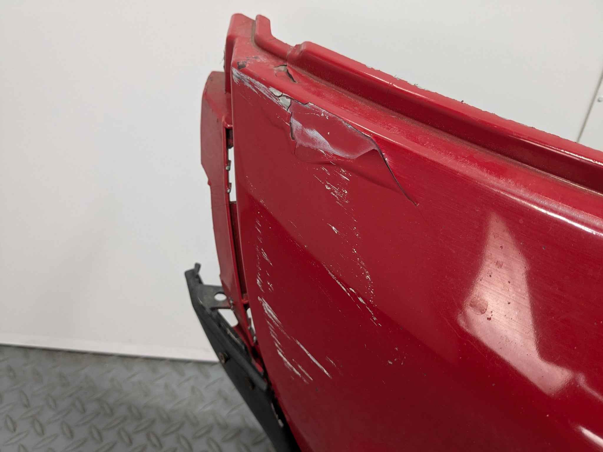 2008 - 2014 MINI COOPER OEM FRONT BUMPER LOWER COVER PANEL ASSEMBLY PURE RED