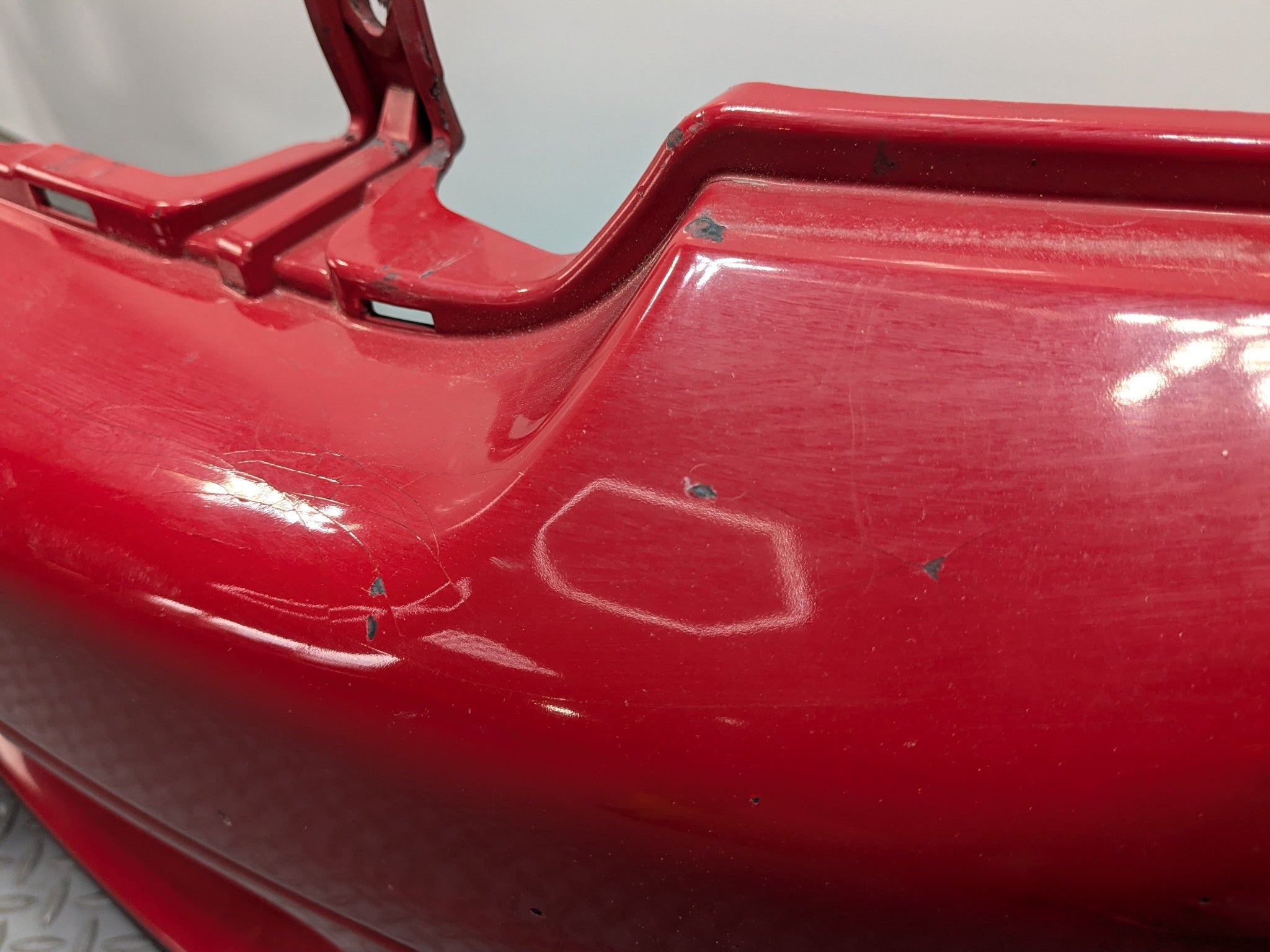 2008 - 2014 MINI COOPER OEM FRONT BUMPER LOWER COVER PANEL ASSEMBLY PURE RED