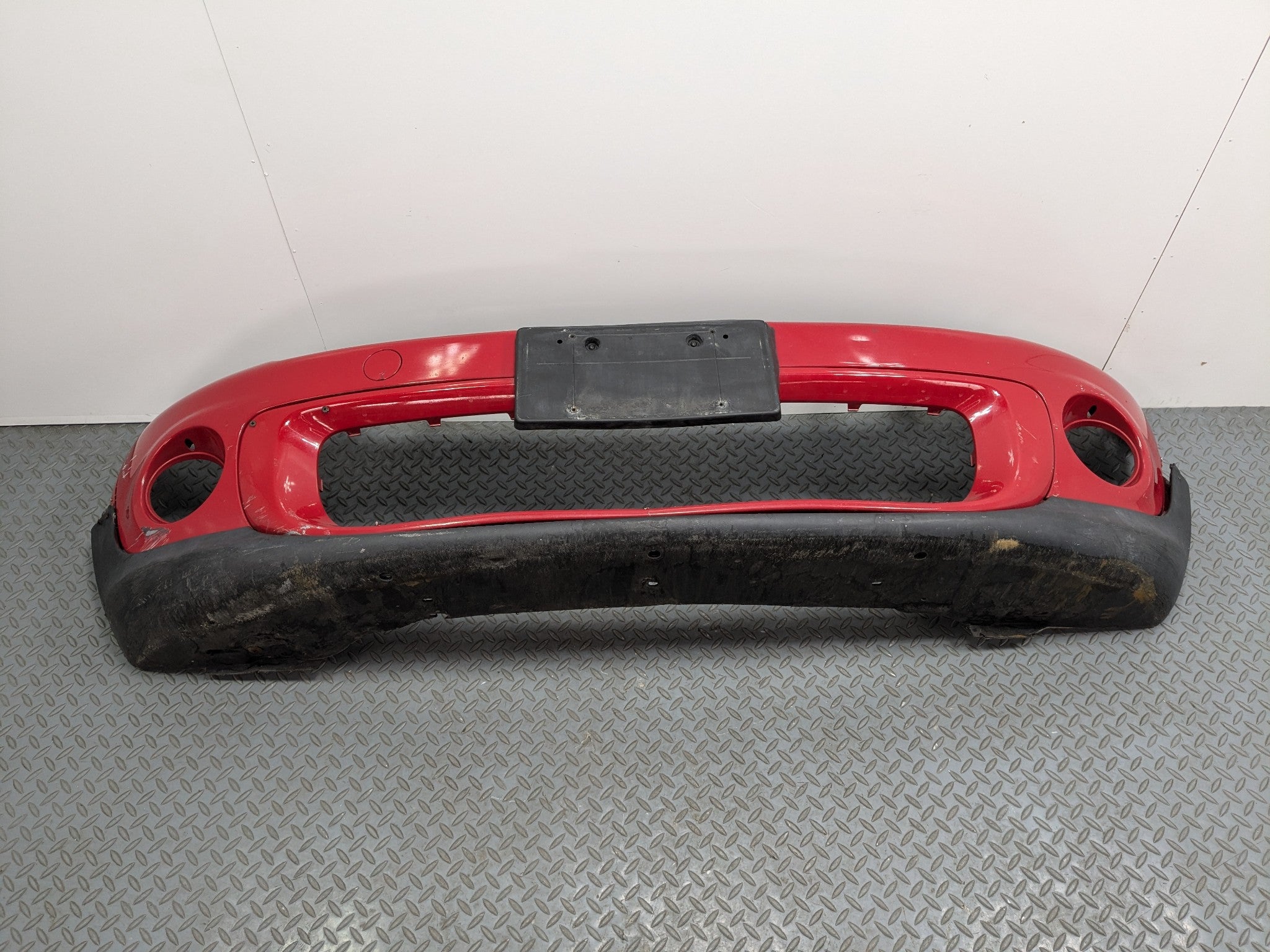 2008 - 2014 MINI COOPER OEM FRONT BUMPER LOWER COVER PANEL ASSEMBLY PURE RED