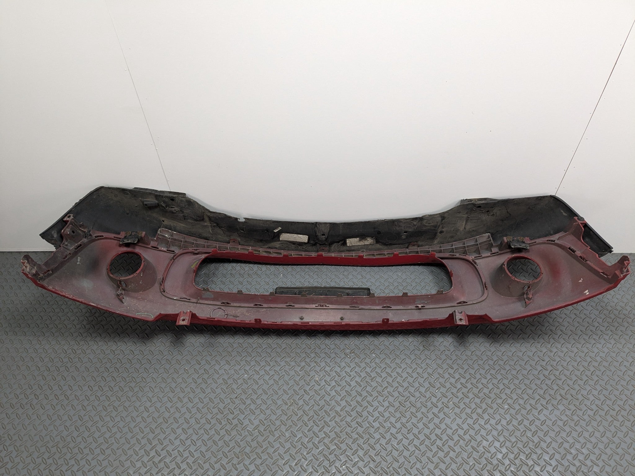 2008 - 2014 MINI COOPER OEM FRONT BUMPER LOWER COVER PANEL ASSEMBLY PURE RED