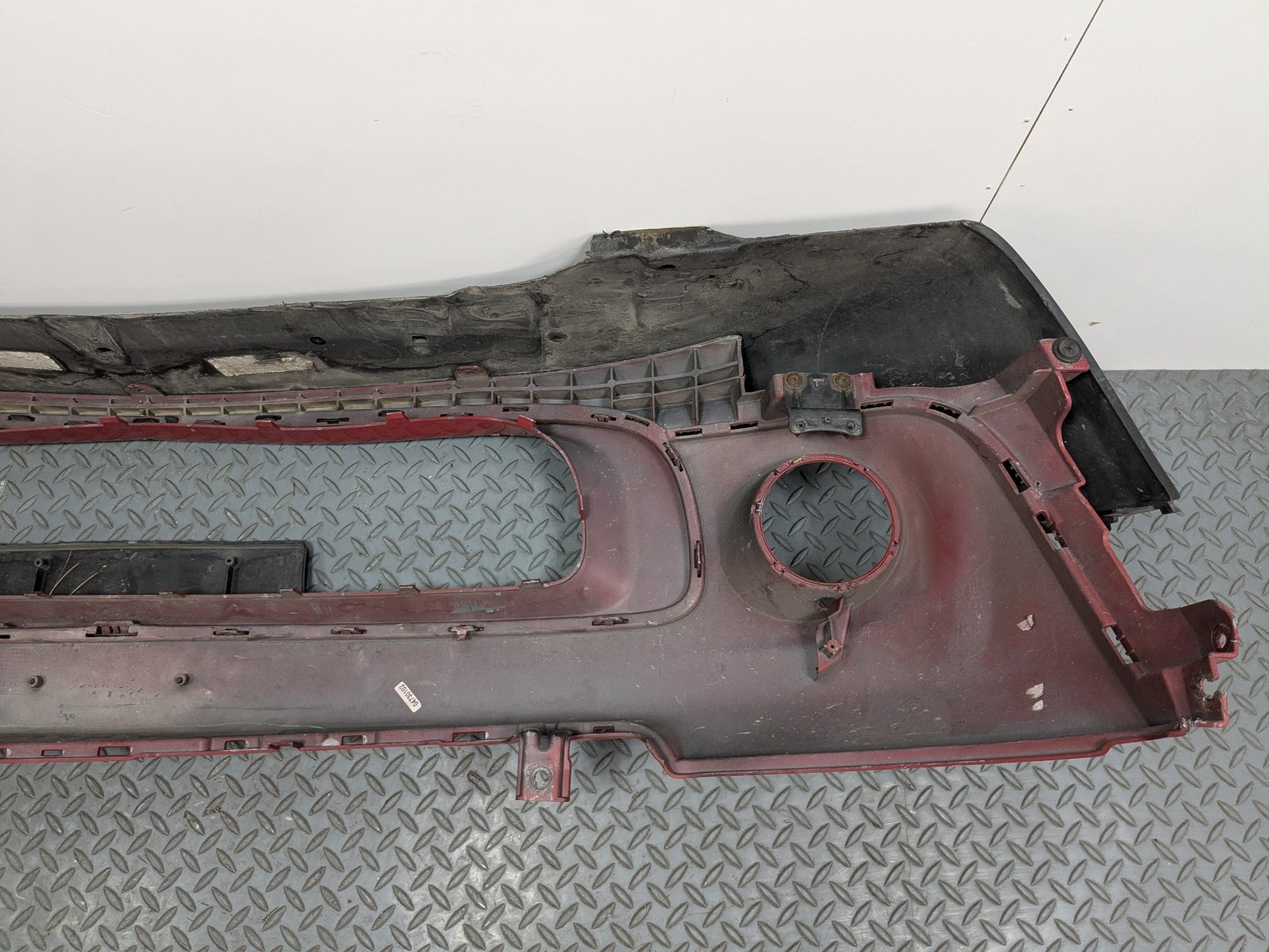 2008 - 2014 MINI COOPER OEM FRONT BUMPER LOWER COVER PANEL ASSEMBLY PURE RED