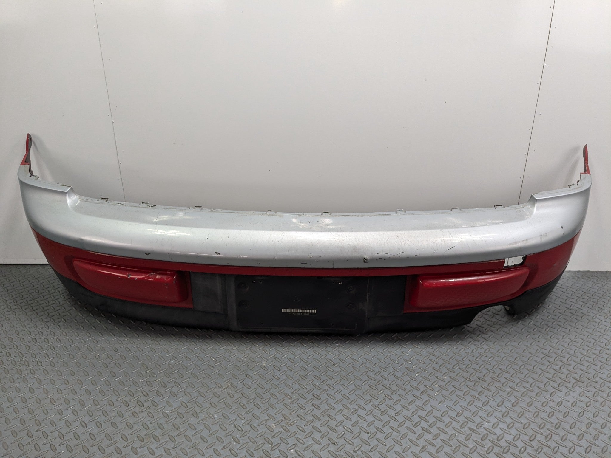 2008 - 2014 MINI COOPER OEM REAR BUMPER LOWER COVER PANEL ASSEMBLY PURE RED
