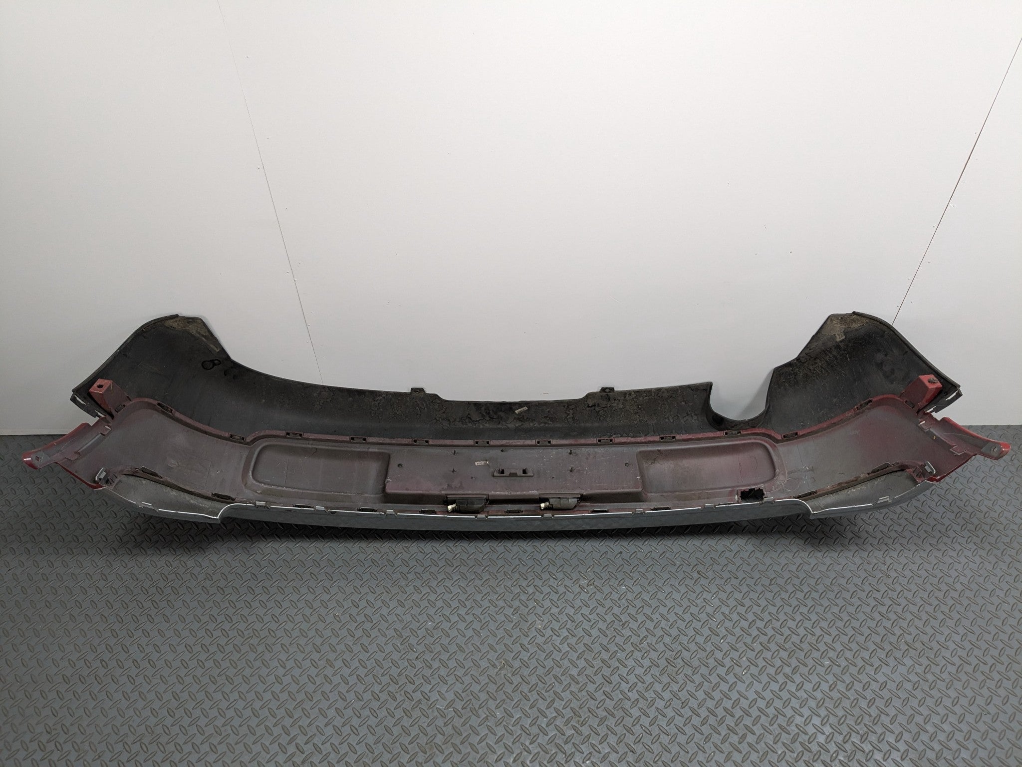 2008 - 2014 MINI COOPER OEM REAR BUMPER LOWER COVER PANEL ASSEMBLY PURE RED