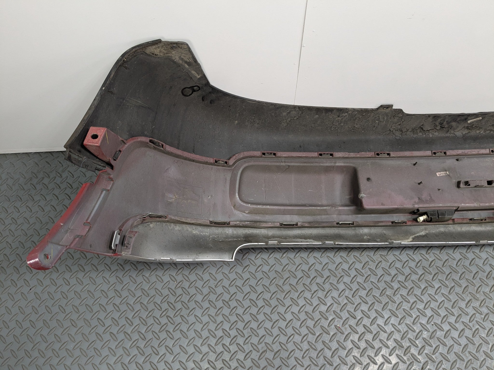 2008 - 2014 MINI COOPER OEM REAR BUMPER LOWER COVER PANEL ASSEMBLY PURE RED