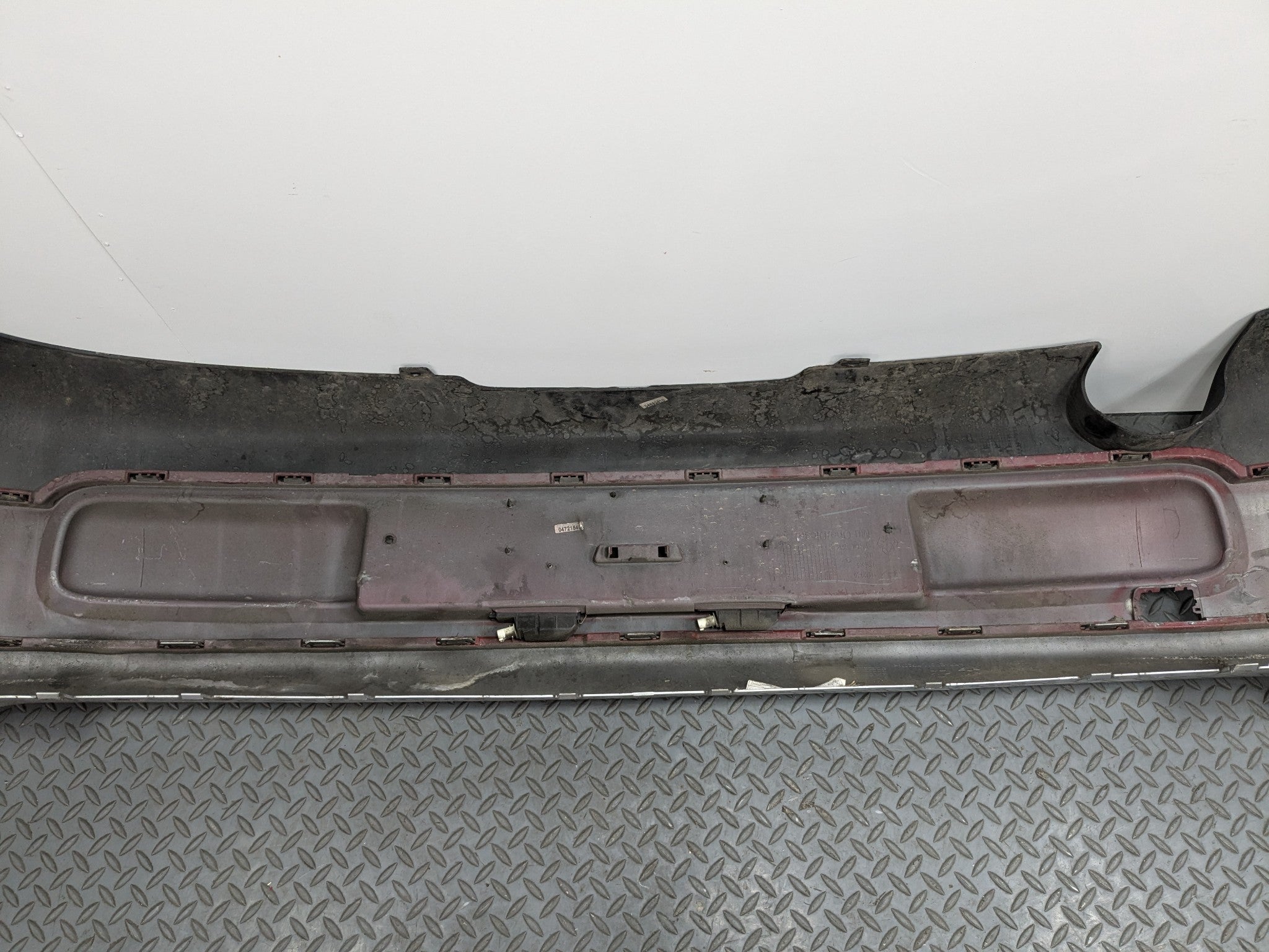 2008 - 2014 MINI COOPER OEM REAR BUMPER LOWER COVER PANEL ASSEMBLY PURE RED