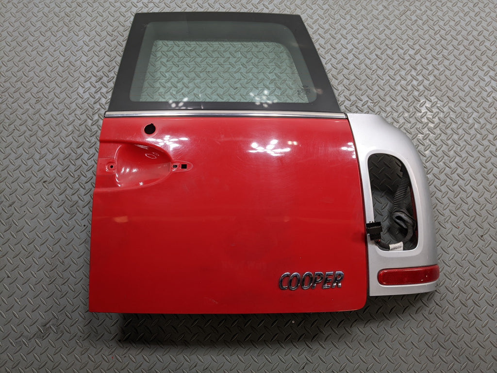 2008 - 2014 MINI COOPER OEM REAR TRUNK BACK SPLIT DOOR SHELL RIGHT SIDE PURE RED