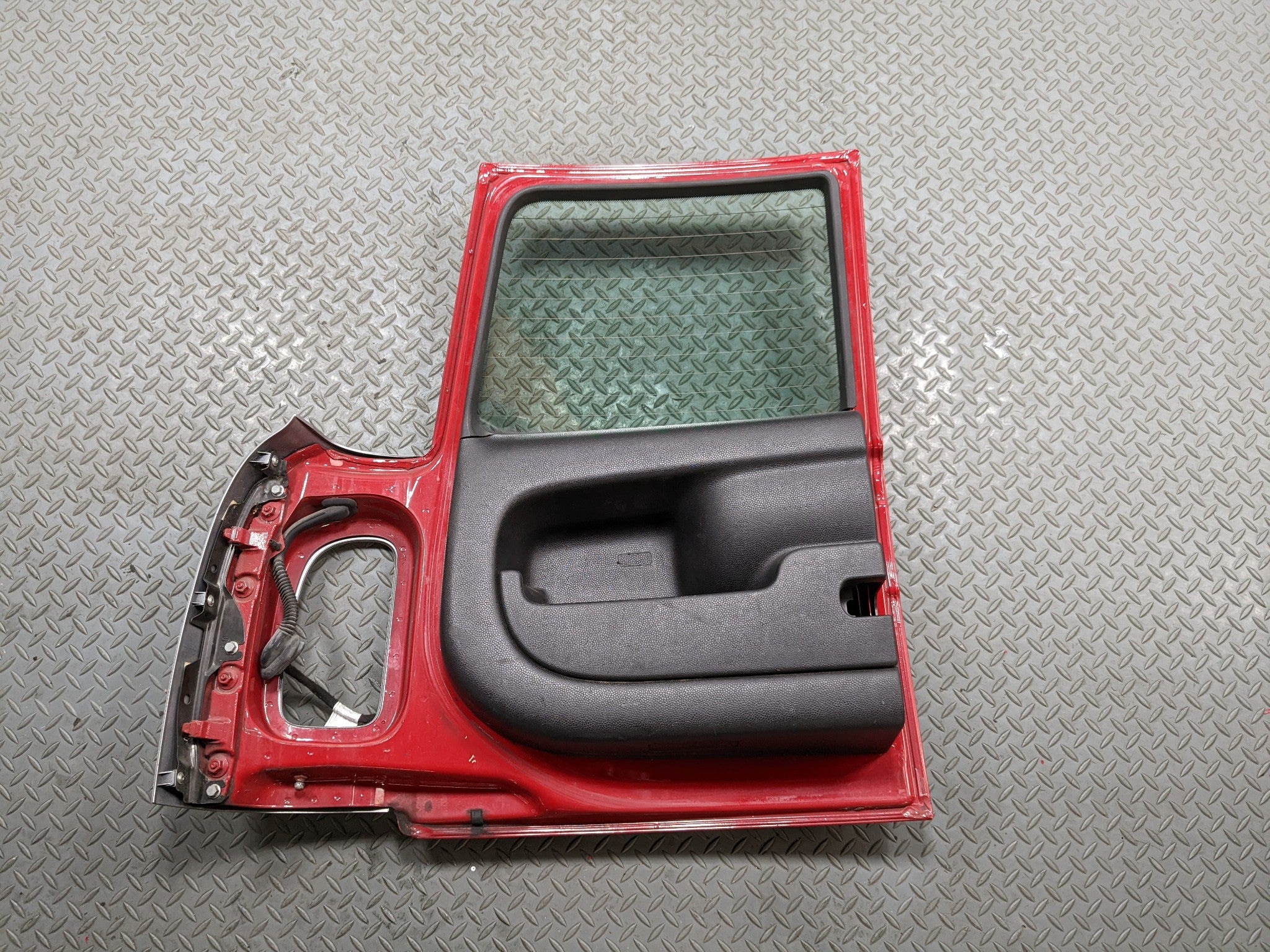 2008 - 2014 MINI COOPER OEM REAR TRUNK BACK SPLIT DOOR SHELL RIGHT SIDE PURE RED