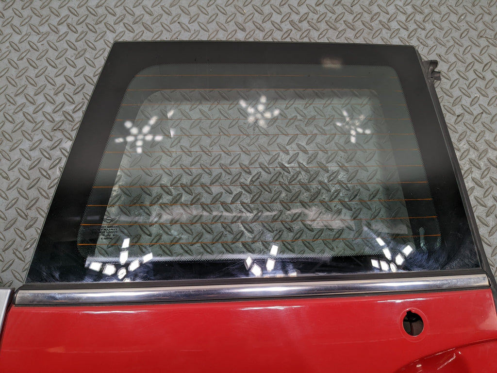 2008 - 2014 MINI COOPER OEM REAR TRUNK BACK SPLIT DOOR SHELL LEFT SIDE PURE RED