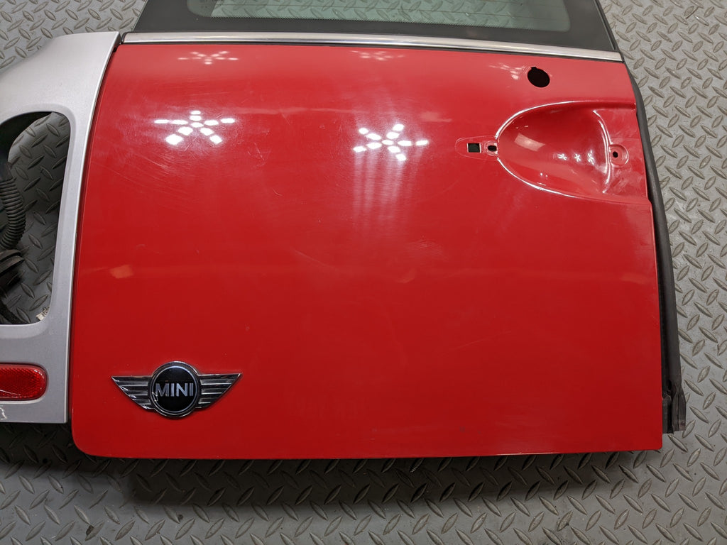 2008 - 2014 MINI COOPER OEM REAR TRUNK BACK SPLIT DOOR SHELL LEFT SIDE PURE RED