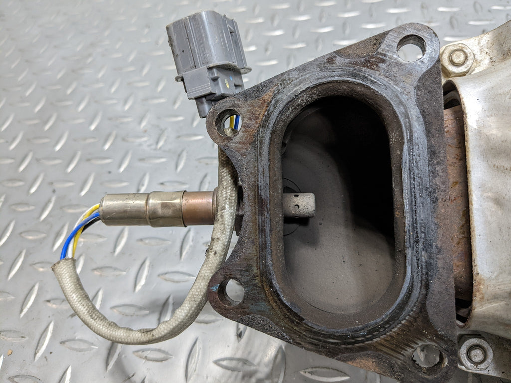 2004 - 2006 ACURA TL OEM EXHAUST DOWN PIPE WITH HEAT SHIELD FRONT SIDE