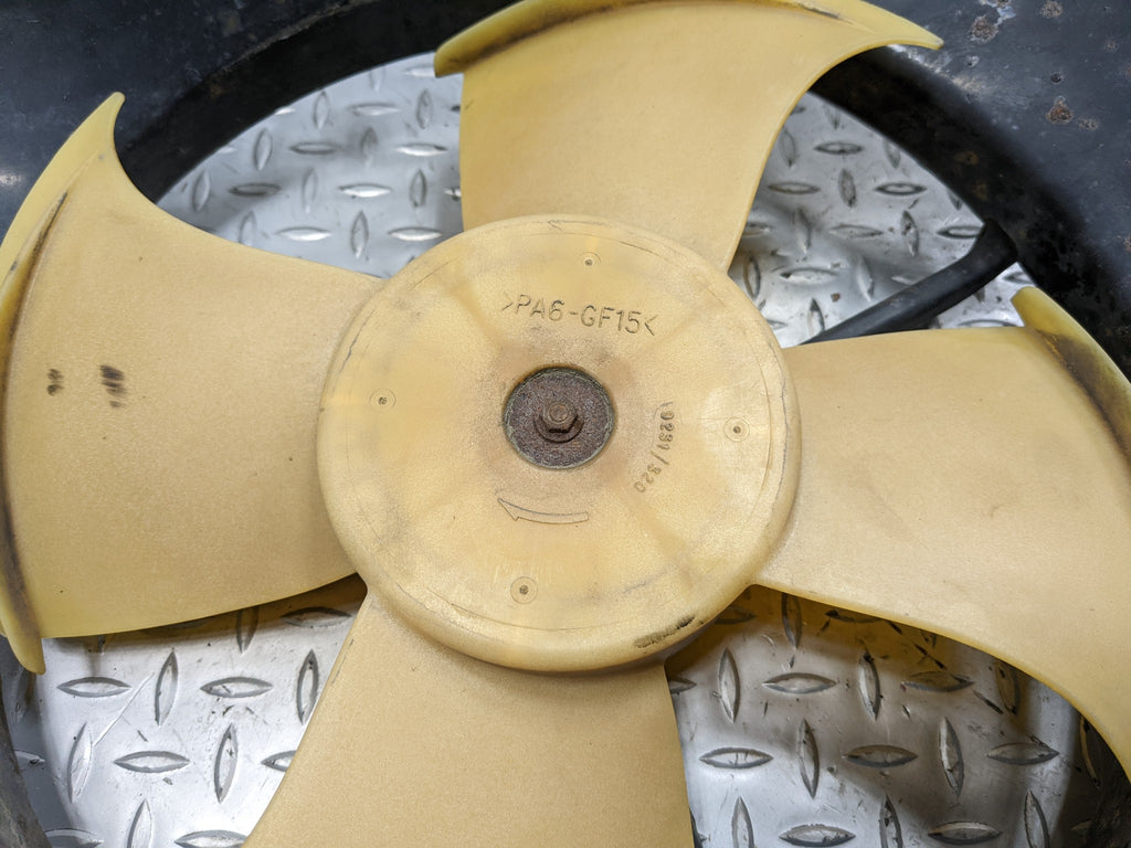 2004 - 2006 ACURA TL OEM ELECTRIC COOLING MOTOR FAN WITH SHROUD LEFT DRIVER SIDE