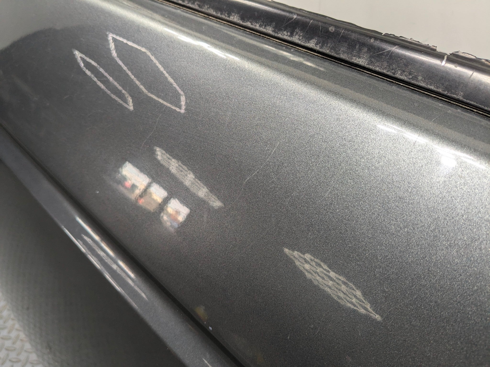 04 - 06 ACURA TL OEM DOOR SHELL PANEL REAR LEFT DRIVER SIDE ANTHRACITE METALLIC